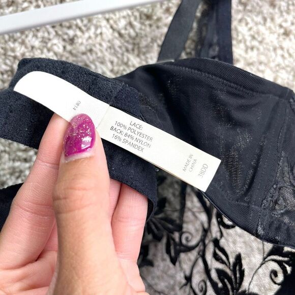 Soma Bra Women’s 38DD Black Sheer Lace - Picture 5 of 5